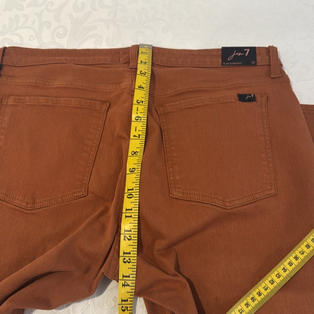 Jen7 by 7 For All Mankind Slim Fit Straight Leg Jeans. Size 12 - Picture 14 of 16